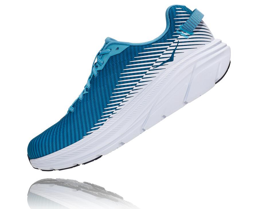 Zapatillas Running Hoka One One Hombre - Rincon 2 - Azules/Blancas - SIF158342